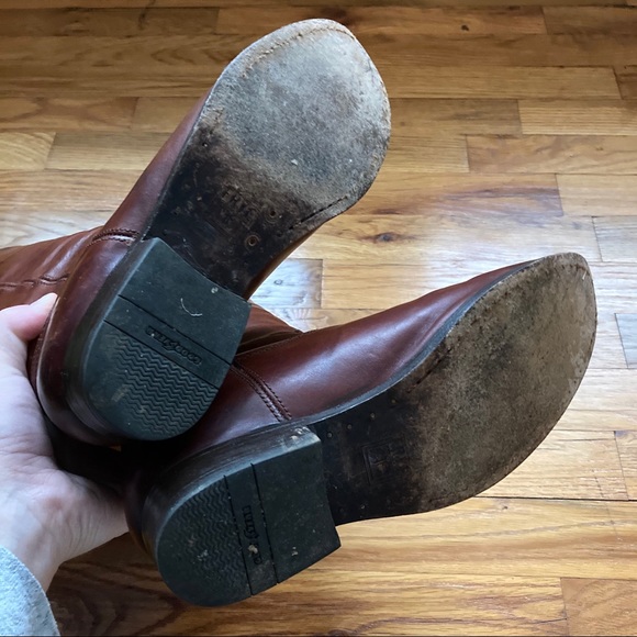 Frye Melissa Button Boots Cognac Brown - Picture 11 of 13